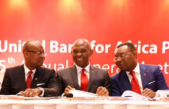 Finance Tony Elumelu's pan-African bank, UBA, recorded N43.8 billion profit in 6 months