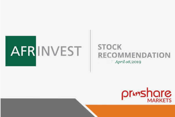 Afrinvest Stock Recommendation For The Week 080419