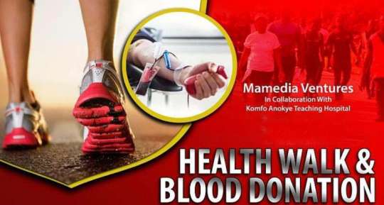 MAMEDIA ready for Easter Walk and Blood Donation in Kumasi