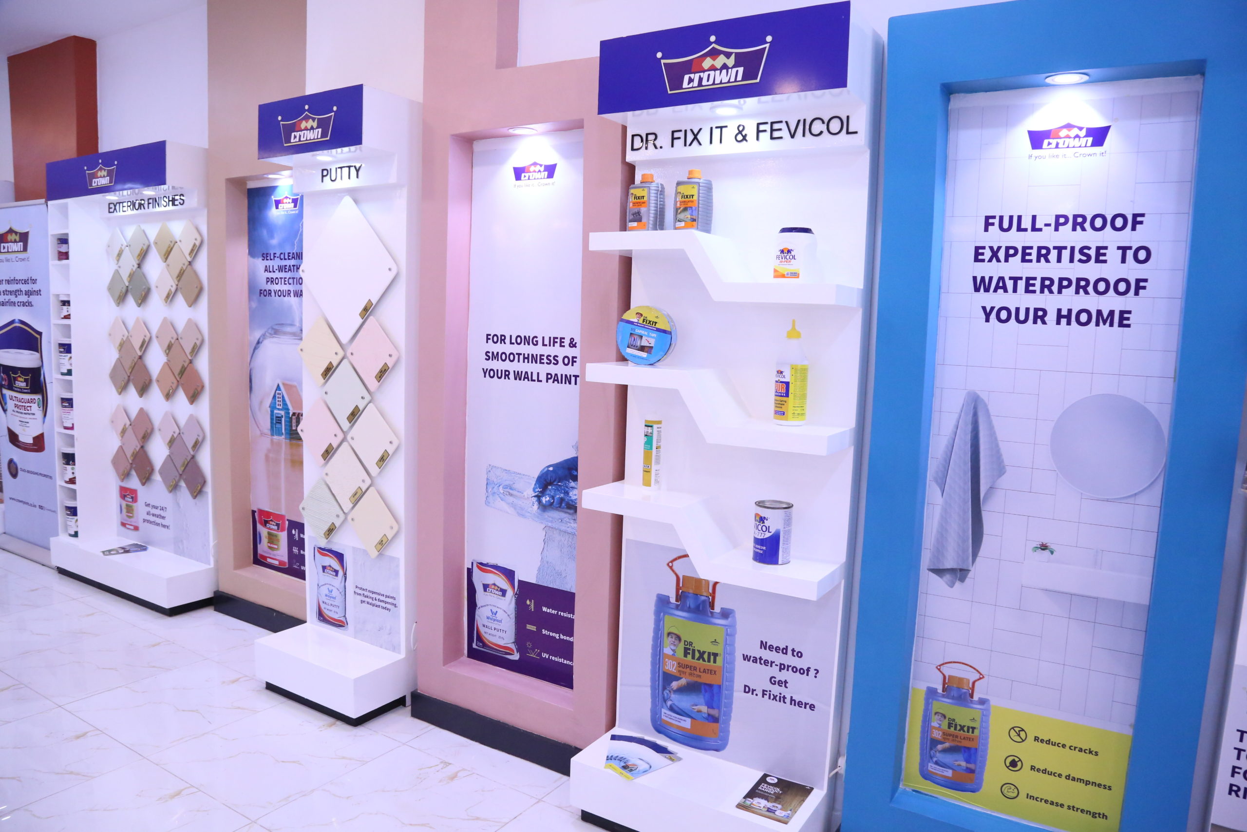 Crown Paints Eyes Experiential Showrooms to Grow Market