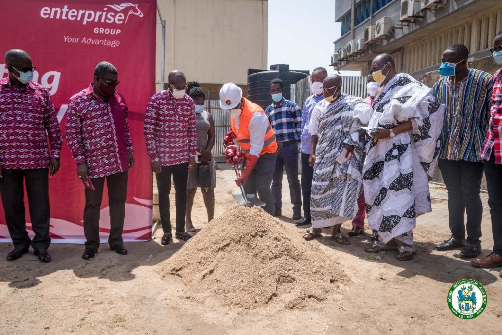 AMA, Enterprise Group cut sod for the construction of educational facility