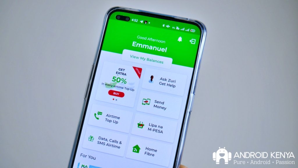 Latest mySafaricom app update adds biometric lock protection