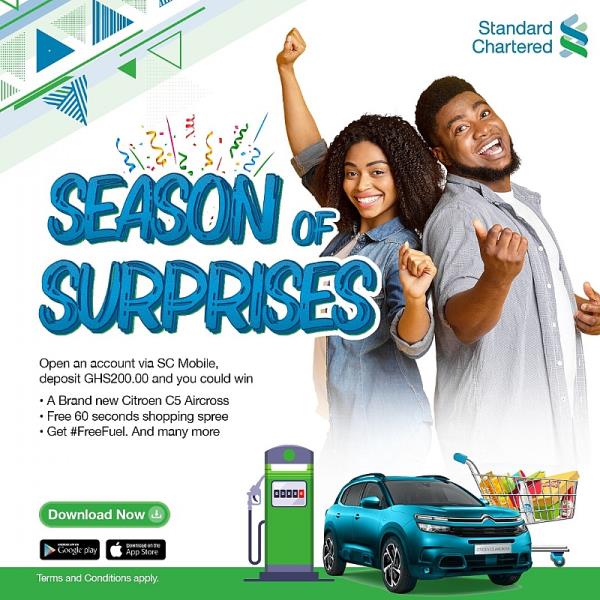 Stanchart holds first draw of Season of Surprises Campaign