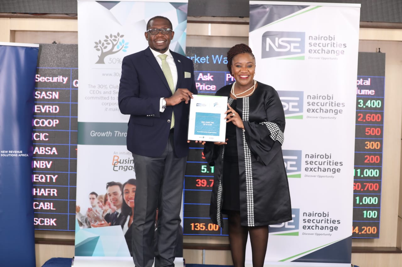 NSE joins the 30% club to promote gender equality within the Capital Markets
