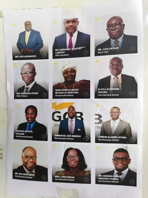 GGAGG accuse GCB Board of Directors of corruption, abuse of office