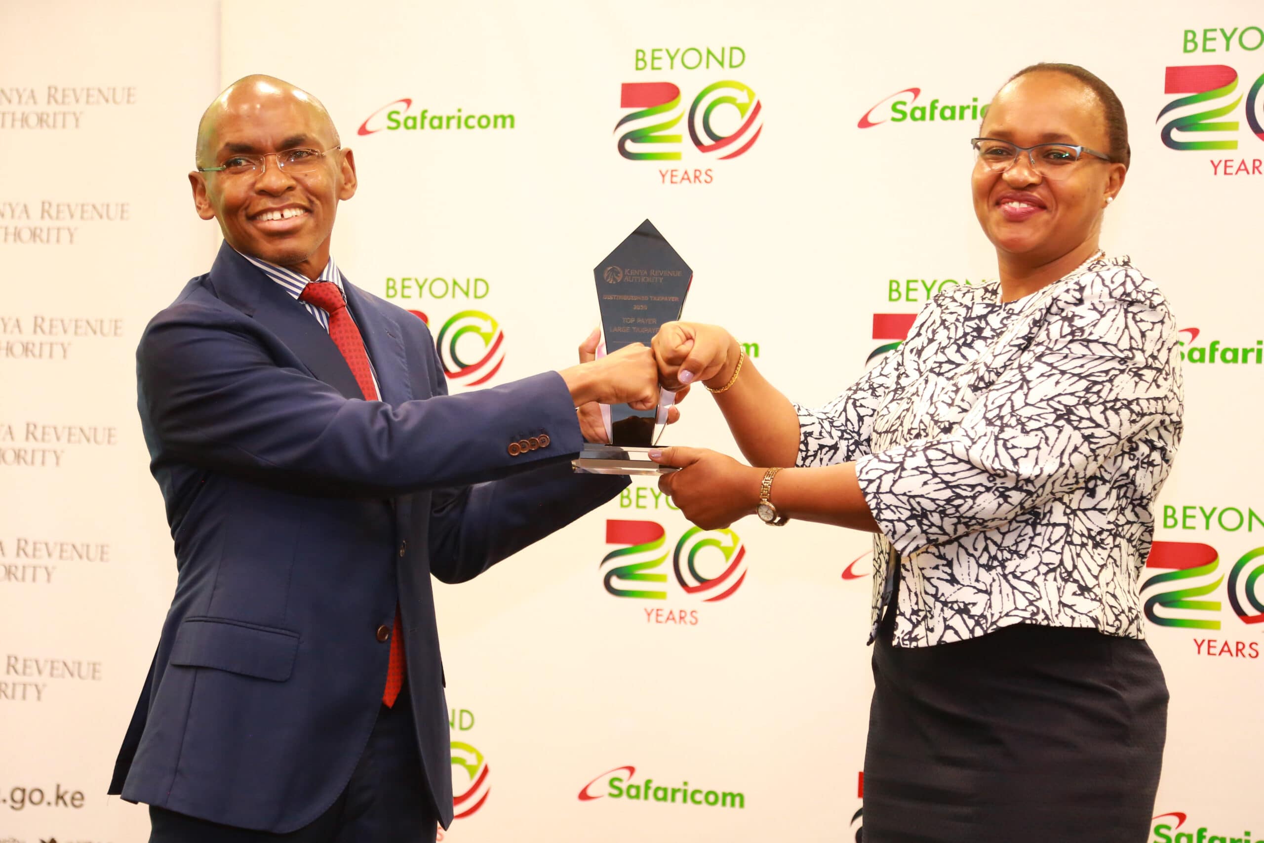 Safaricom Feted for Being Top Taxpayer By KRA