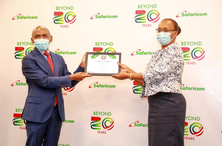 Safaricom receives top taxpayer award 2020 from KRA