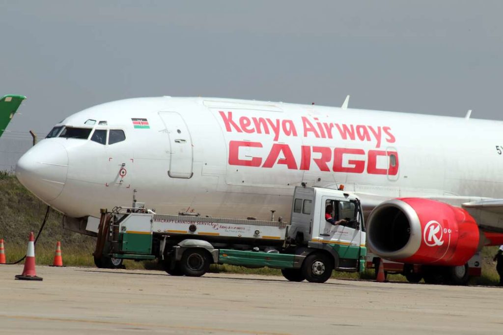 Kenya Airways cargo volume drops 27 percent