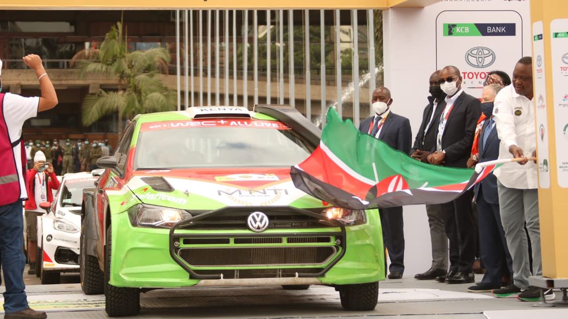 Va va vroom! President Uhuru Kenyatta flags off Safari Rally