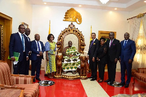 Asantehene commends Board and Management of ADB