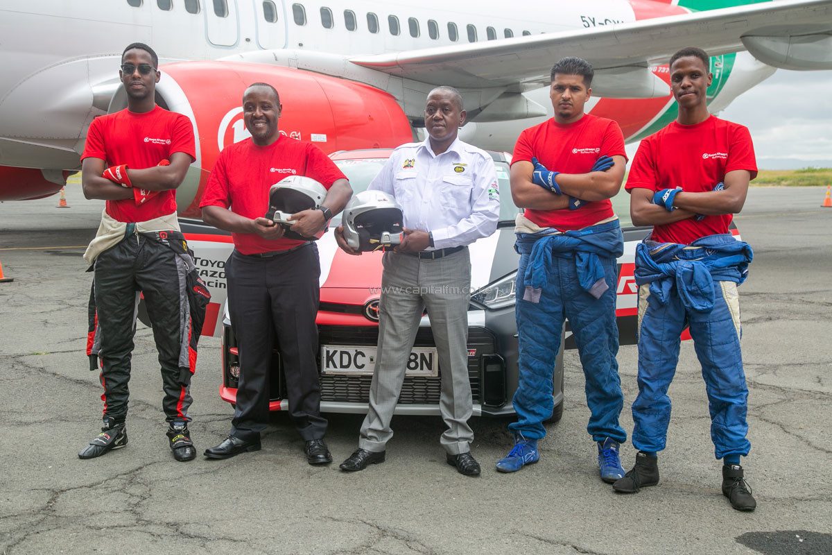 Kenya Airways flies three Kenyan FIA rising stars to greater heights