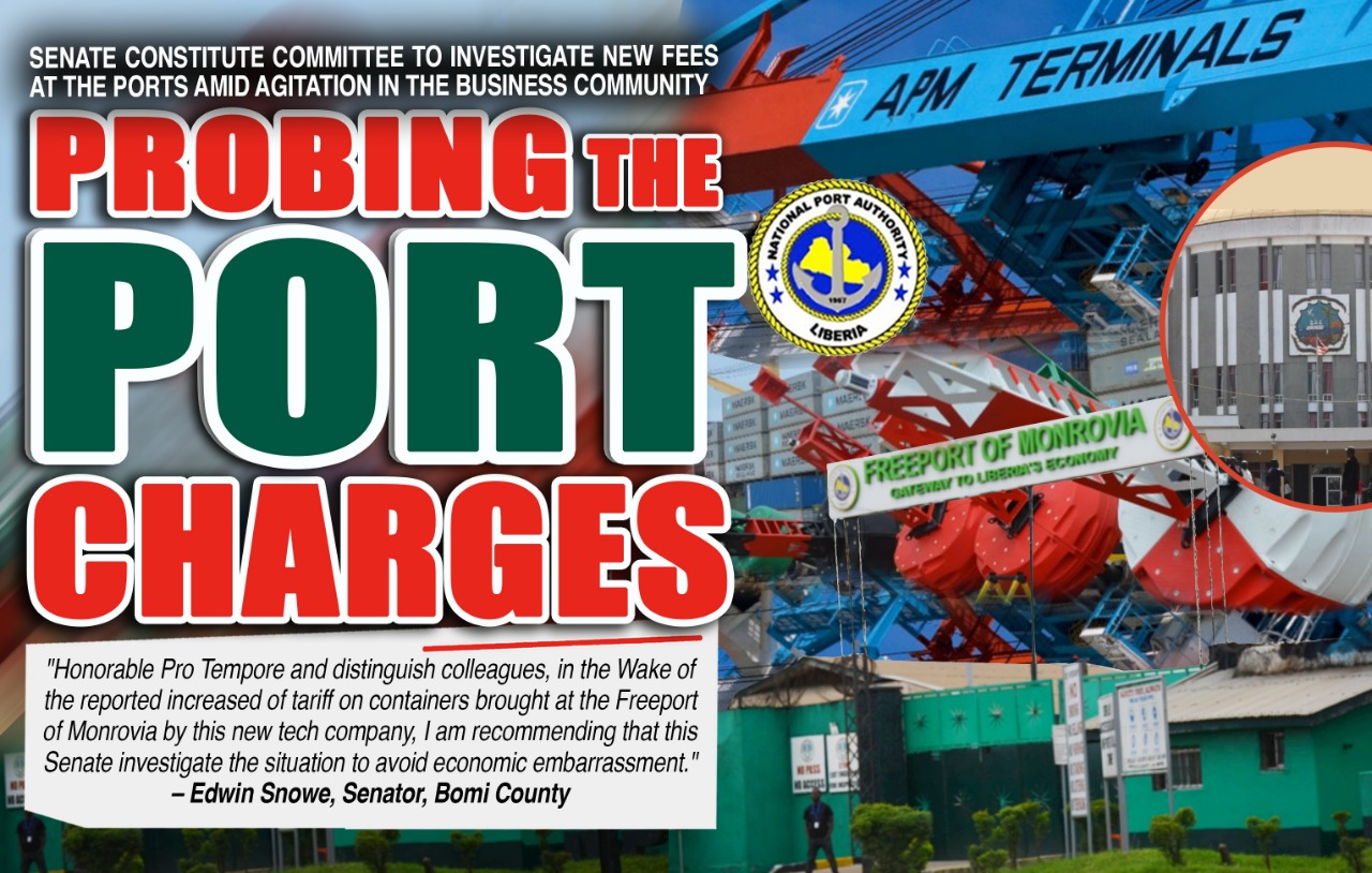 Liberian Senate to Probe Sudden Increment in Charges on Containers at the Freeport of Monrovia