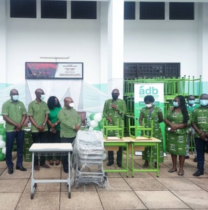 ADB donates ₵50,000 to Akuafo Hall furniture project