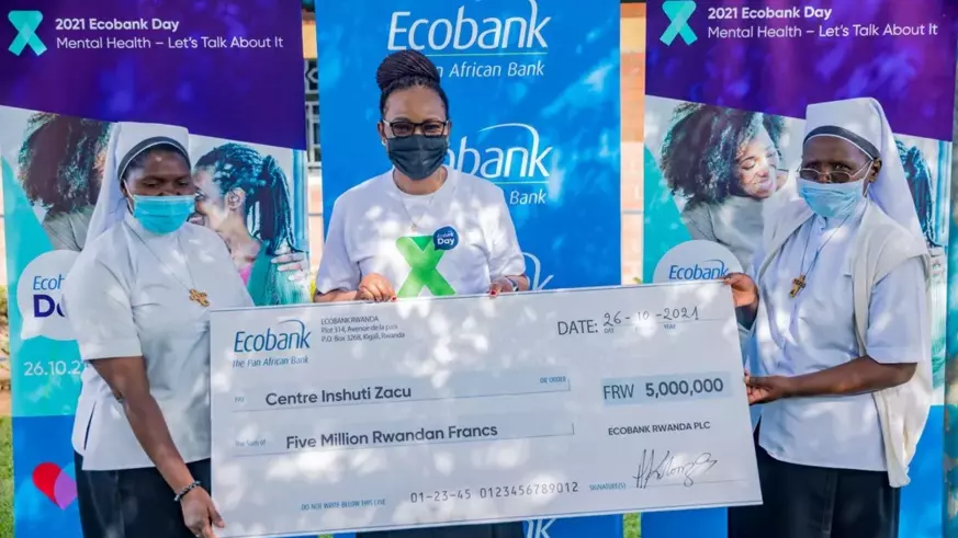 FEATURED: Ecobank donates Rwf5 million to charity home