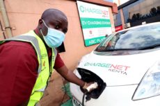 Electric cars gradually drive into Kenyan roads