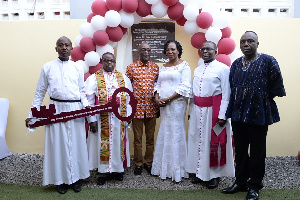 Enterprise Group hands over GH¢2.5 million classroom block to Bishop Mixed JHS