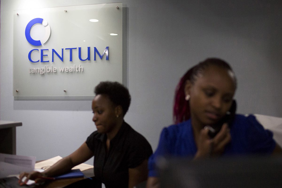 Kenya's Centum Investment half-year pretax loss narrows to $6.19 mln
