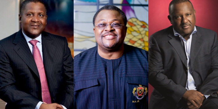 Nigerian billionaires, Dangote, Rabiu, & Adenuga make Forbes’ Africa richest people list